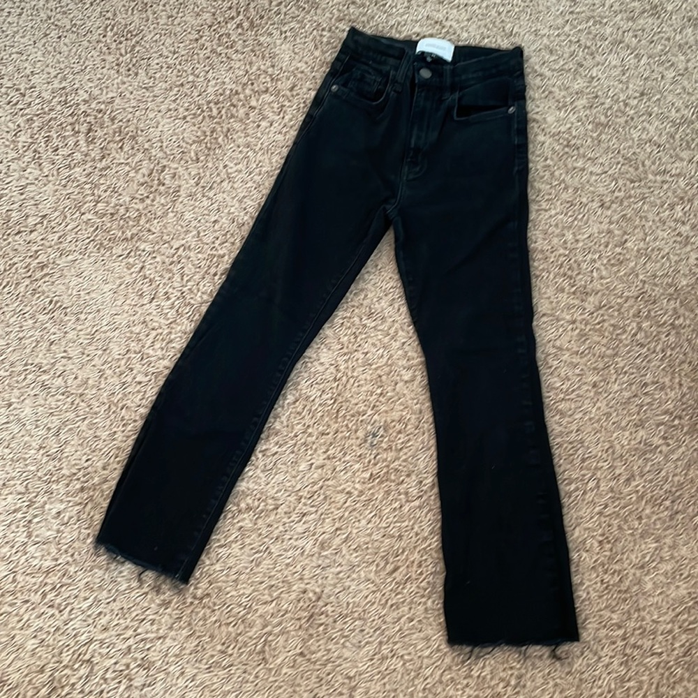 Current Elliott black boot cut jeans, size 23